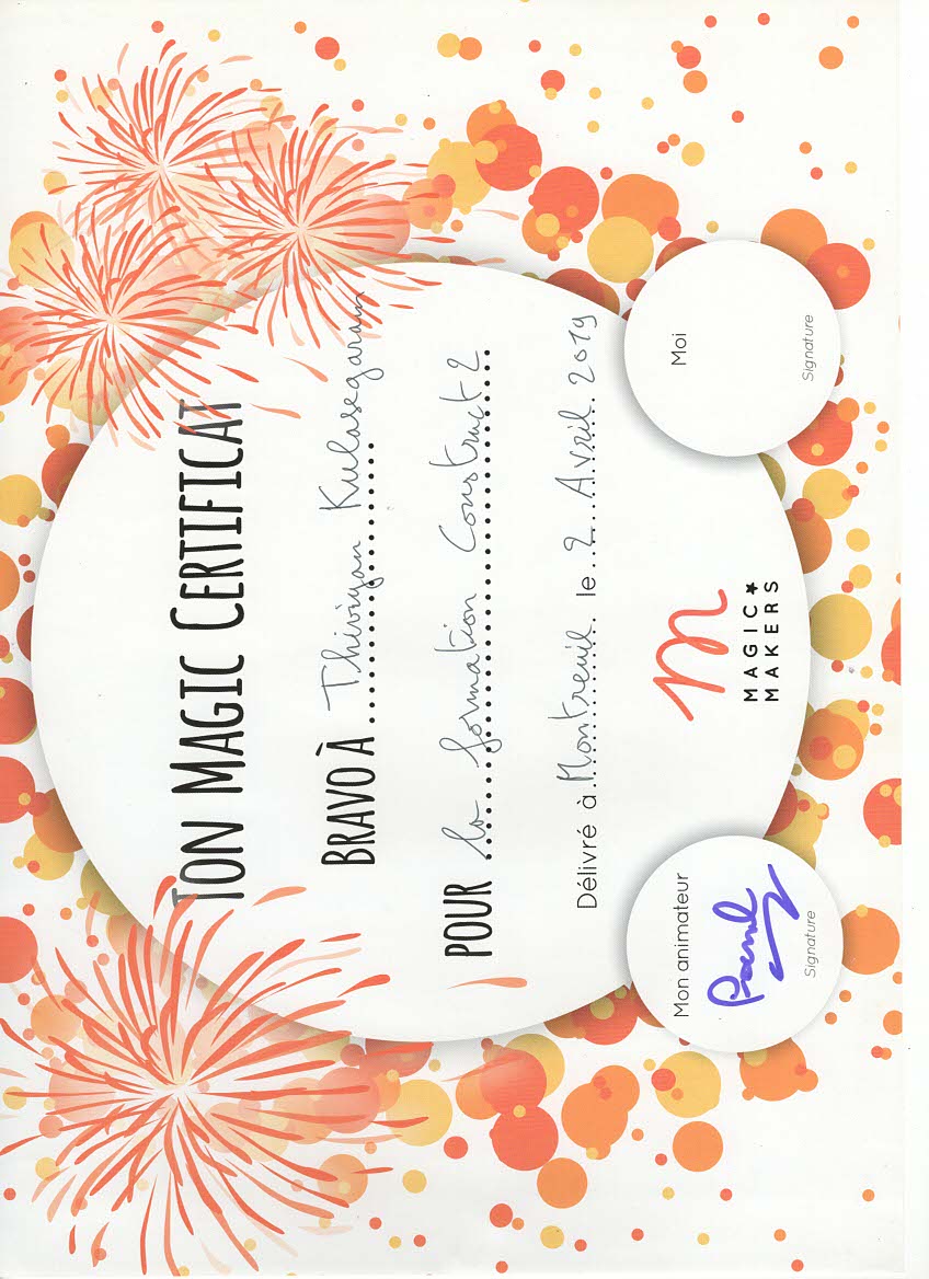 Magic Certificat Construct 2